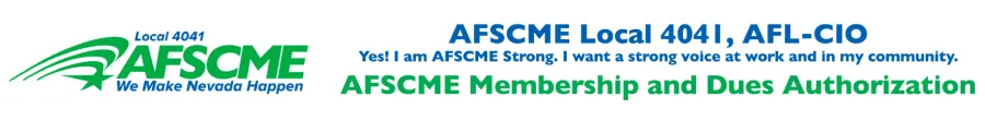 AFSCME Membership and Dues Authorization