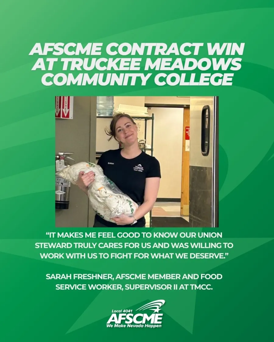 AFSCME Member at TMCC