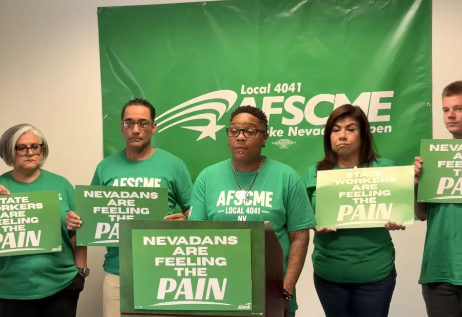 AFSCME Local 4041 members speaking out about Desert Willow Treatment Center Closure